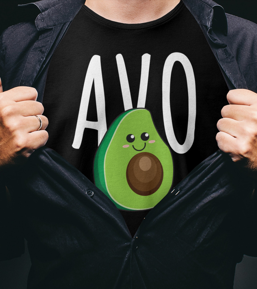 Avo Avocado Cute Vegan Couples Loves Matching T-Shirt