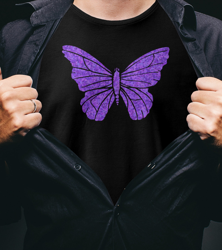 Butterfly Purple Lavender Wings T-Shirt