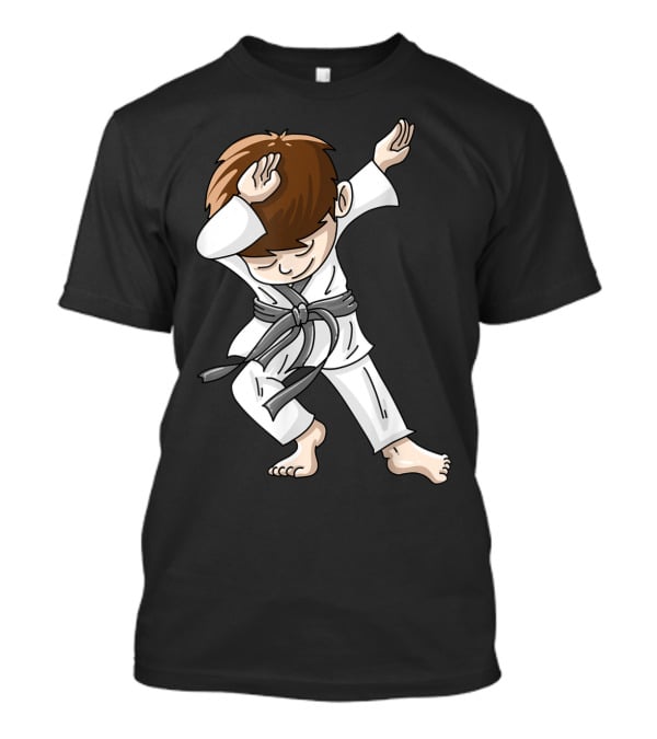 Cool Karate Boy Dabbing Hip Hop Judo Dance Fun T-Shirt