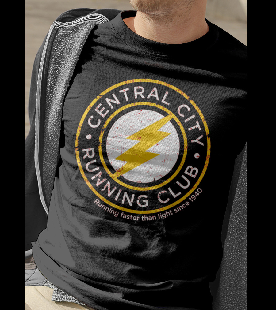 Central City Running Club Running Faster Than Light Since 1940 T-Shirt