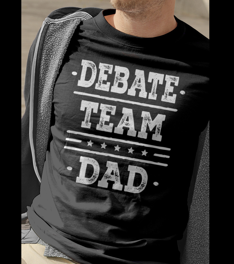 Debate Team Dad Proud Member Mens Debating Club T-Shirt