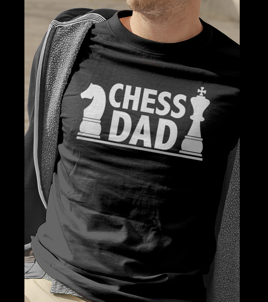 Mens Chess Dad Club Team Tournament Game Kings Knight T-Shirt