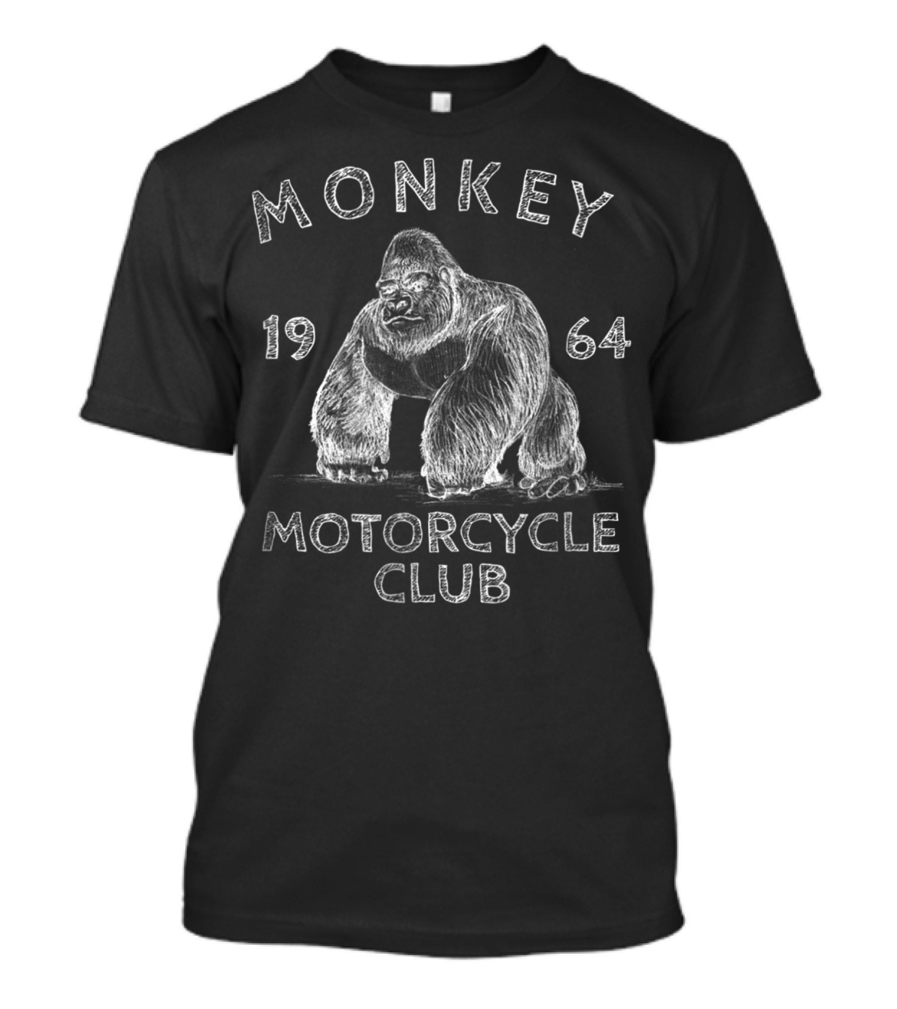 Monkey Motorcycle Club 1964 Gorilla Rider T-Shirt