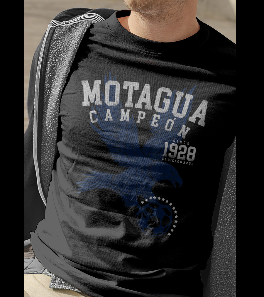 Motagua Campeon El Ciclón Azul Since 1928 T-Shirt
