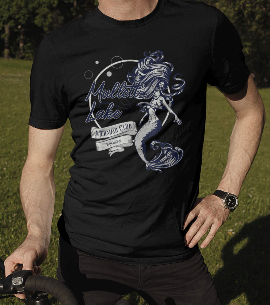 Mullett Lake Mermaid Club Michigan Oceanic Fantasy T-Shirt