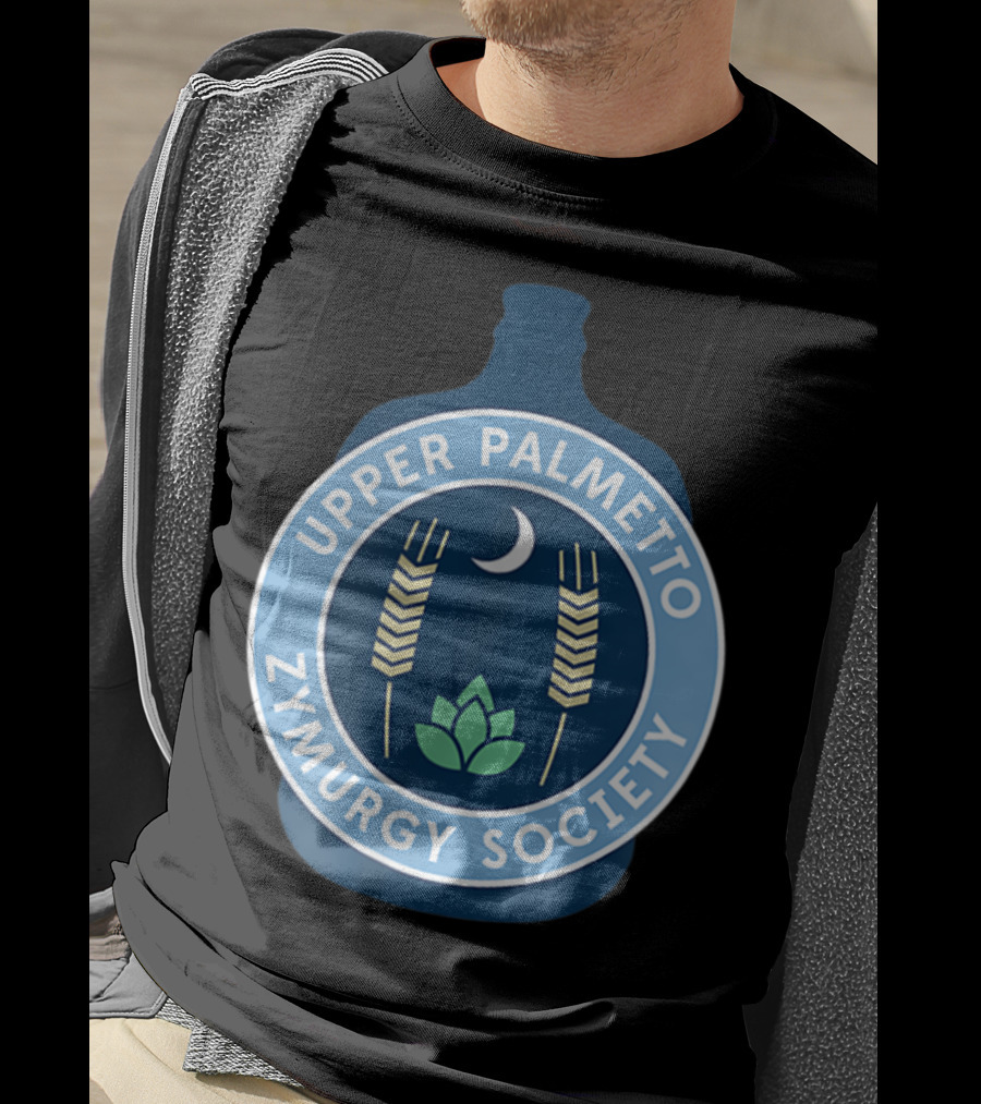 Upper Palmetto Zymurgy Society Moon Wheat Homebrew Club T-Shirt