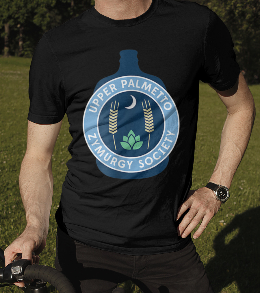 Upper Palmetto Zymurgy Society Moon Wheat Homebrew Club T-Shirt