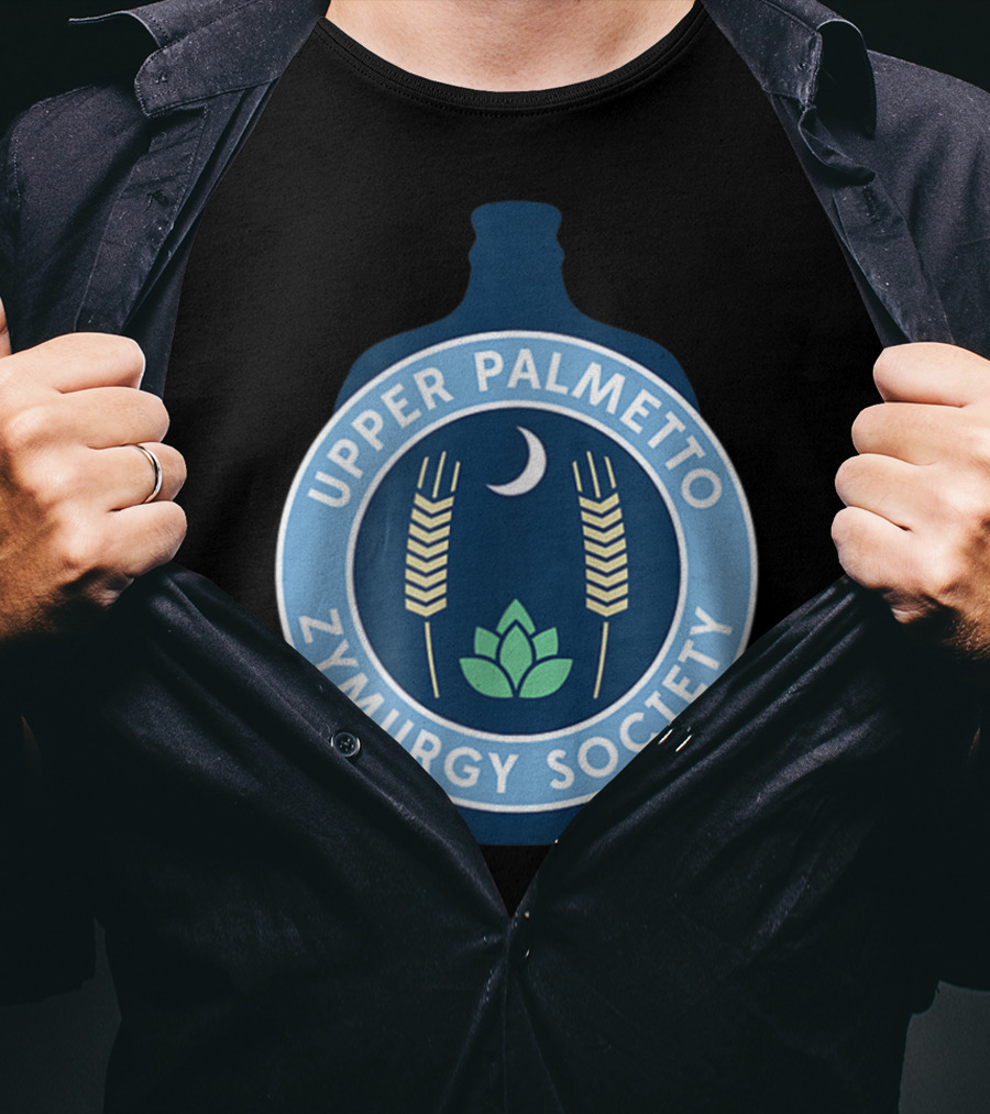 Upper Palmetto Zymurgy Society Moon Wheat Homebrew Club T-Shirt