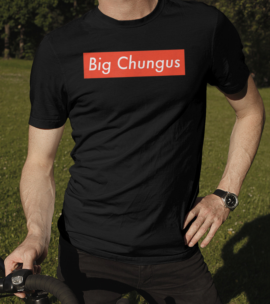 Big Chungus Meme Red Box T-Shirt
