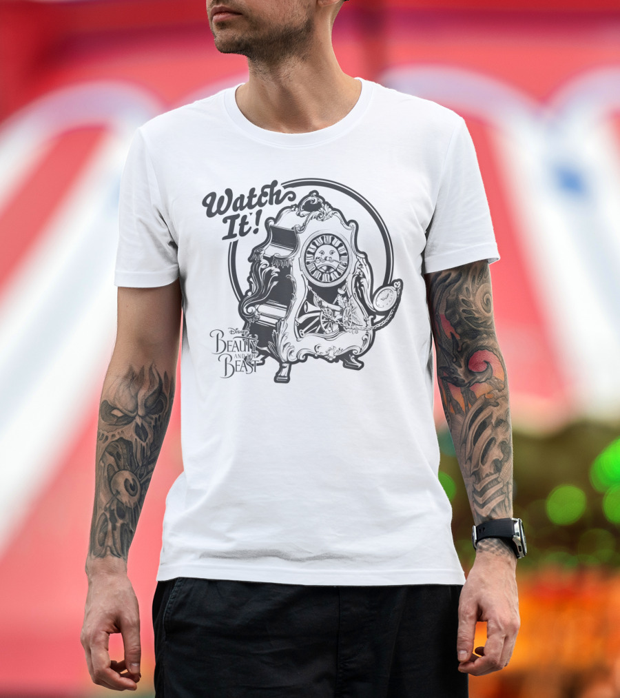 Disney Beauty and the Beast Cogsworth Watch It T-Shirt