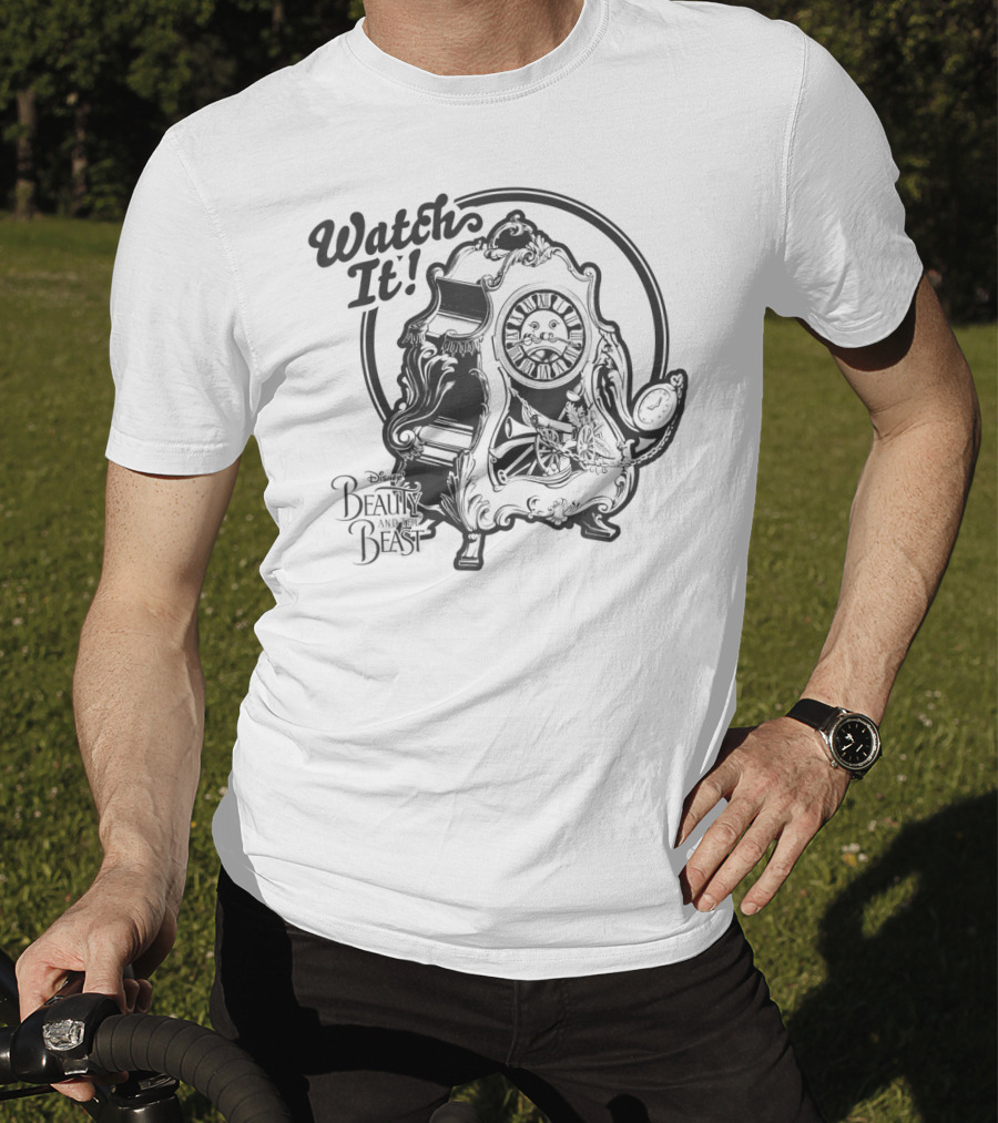 Disney Beauty And The Beast Cogsworth Watch It T-Shirt