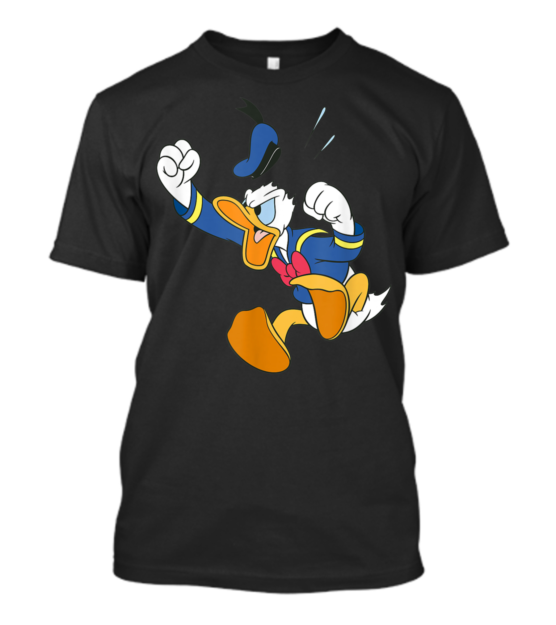 Disney Donald Duck Fit Of Anger Classic Character Pose T-Shirt