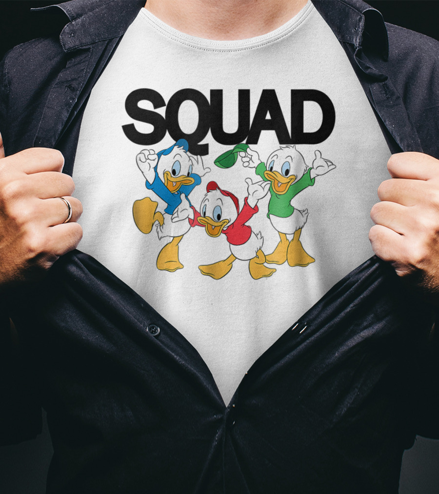 SQUAD Disney Donald Duck's Nephews Huey Dewey Louie T-Shirt