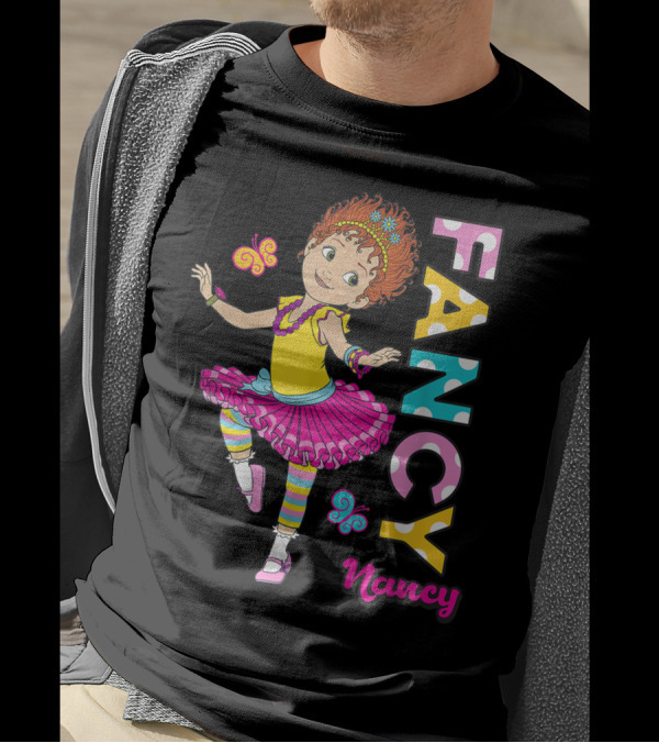 Disney Fancy Nancy Dancing With Nancy Colorful Ballet Outfit Fun T-Shirt