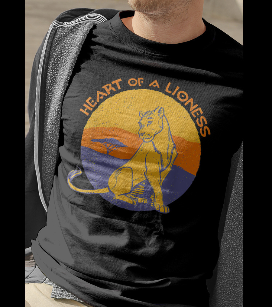 Disney Lion King Nala Heart Of A Lioness African Sunset T-Shirt