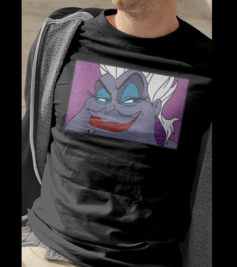 Disney Little Mermaid Ursula Pop Art Comic T-Shirt