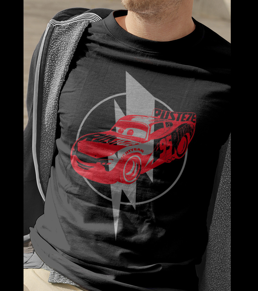 Disney Pixar Cars Lightning McQueen Piston Cup Racing 95 Rust-eze Bolt T-Shirt