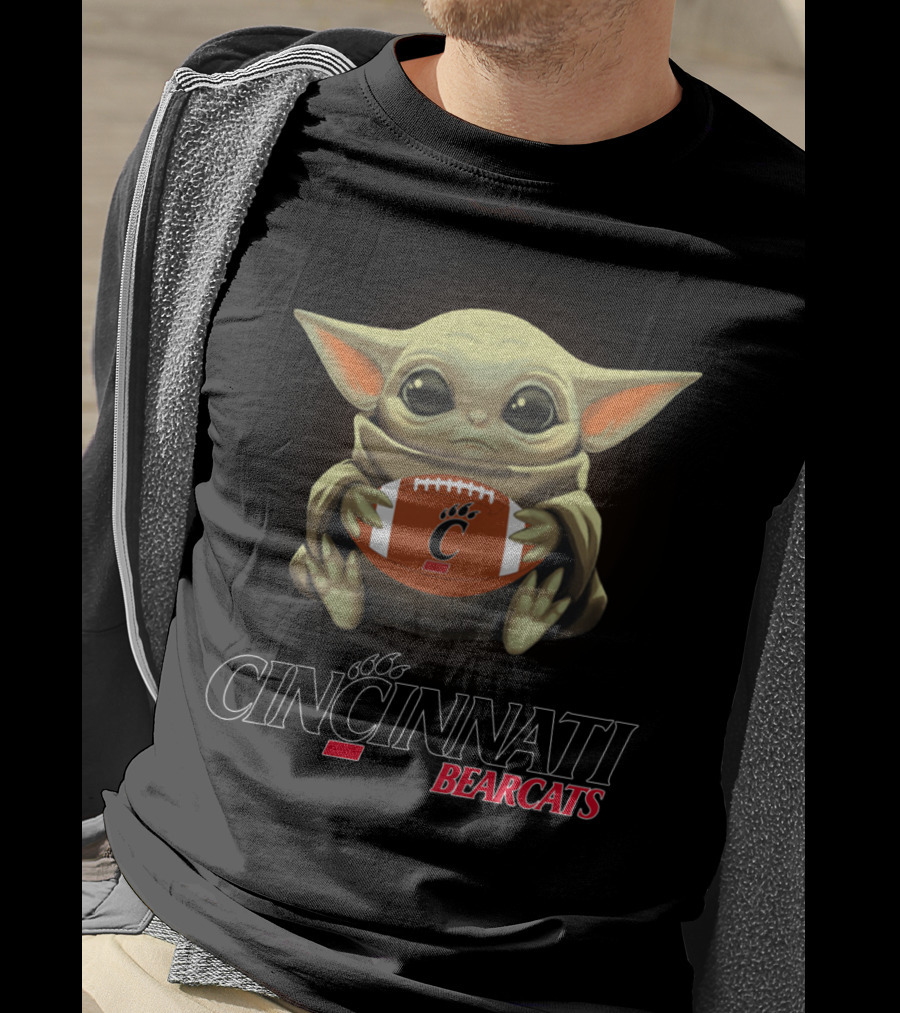 Cincinnati Bearcats Yoda Football Star Wars Fans T-Shirt