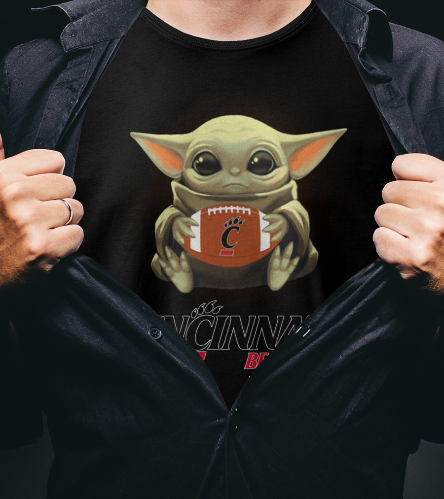 Cincinnati Bearcats Yoda Football Star Wars Fans T-Shirt