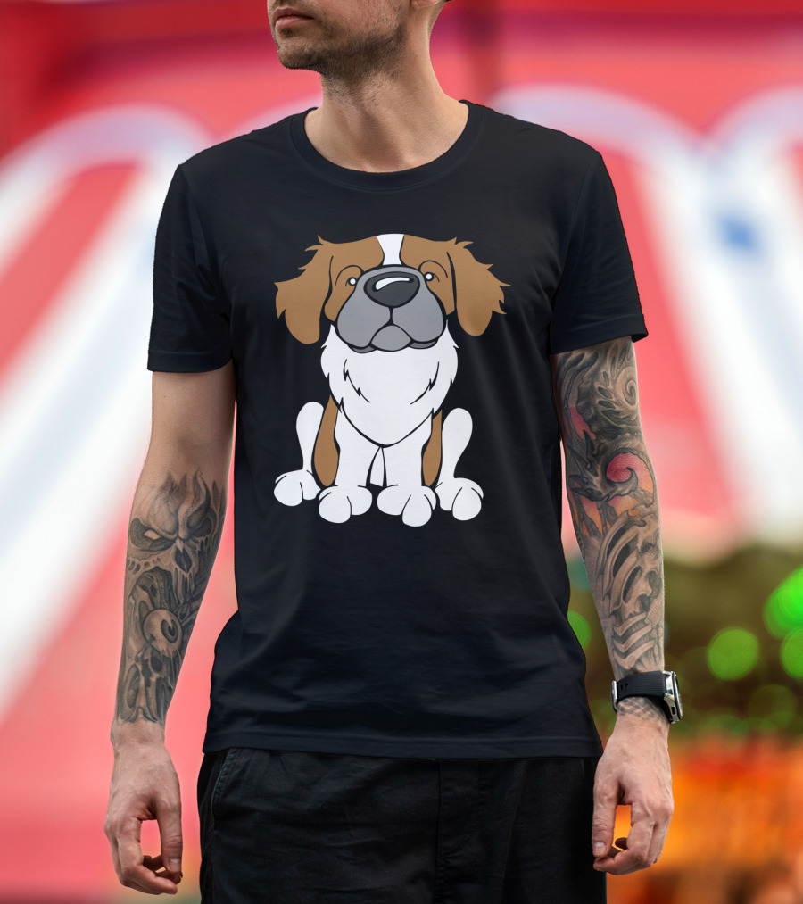 Tibetan Spaniel Cartoon Dog T-Shirt