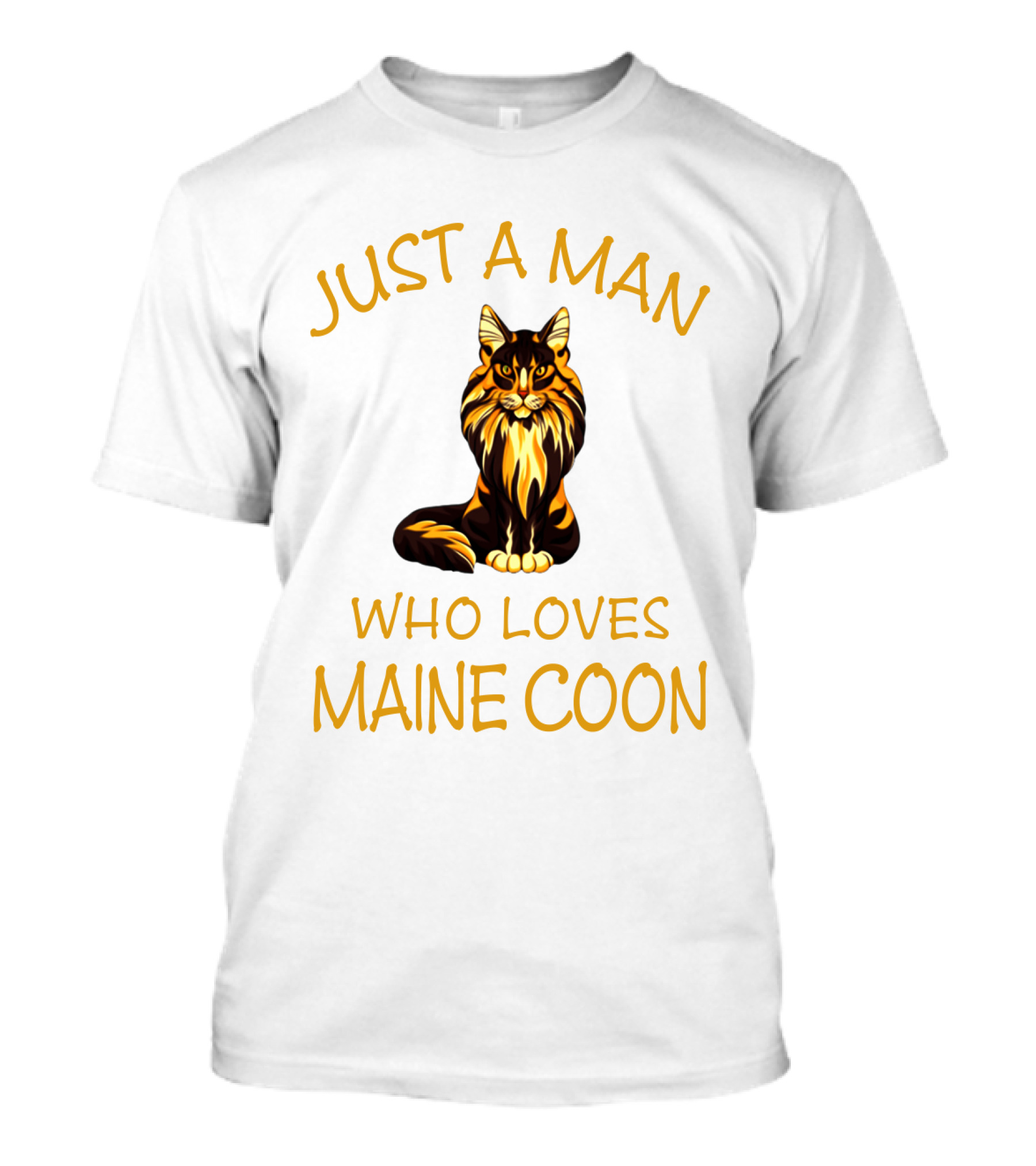 Just A Man Who Loves Maine Coon T-Shirt