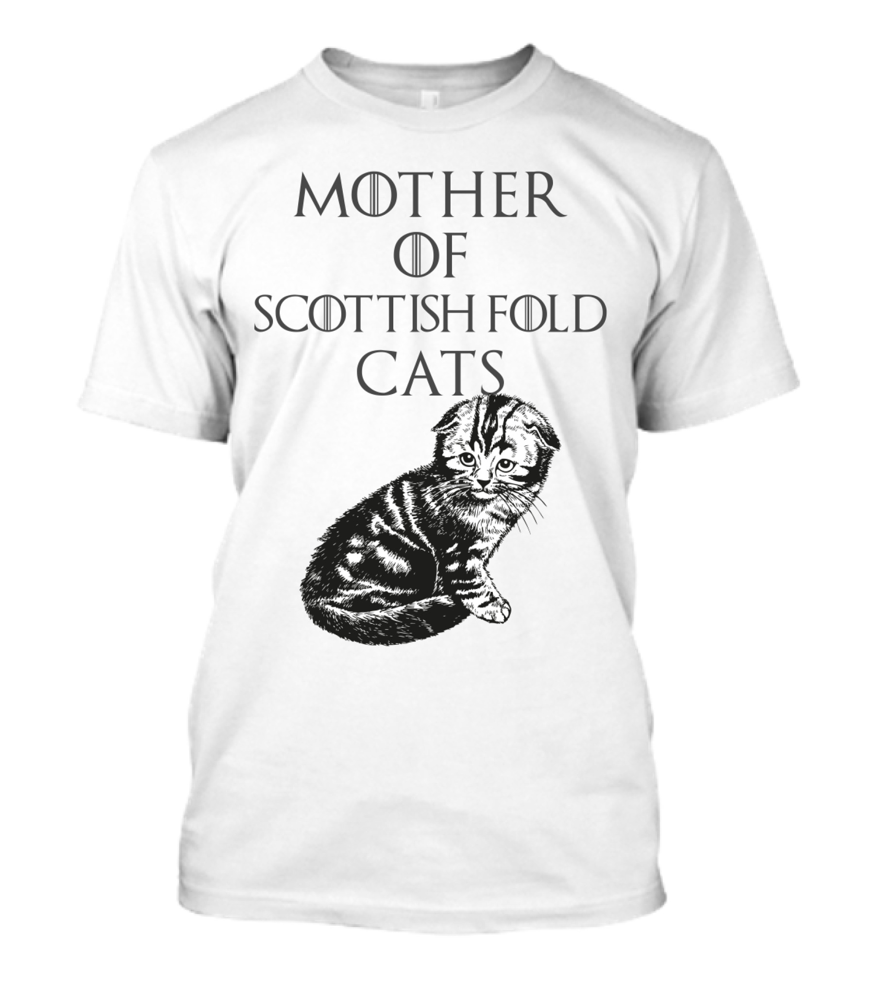 Mother Of Scottish Fold Cats T-Shirt