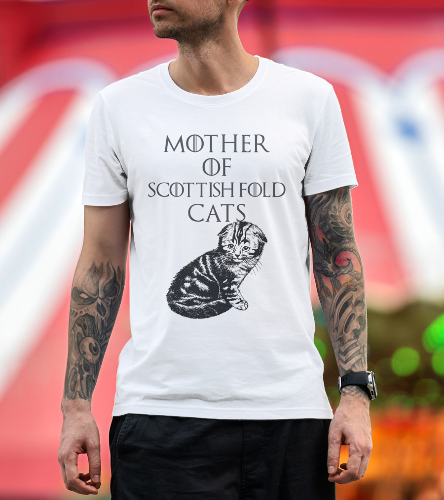 Mother Of Scottish Fold Cats T-Shirt