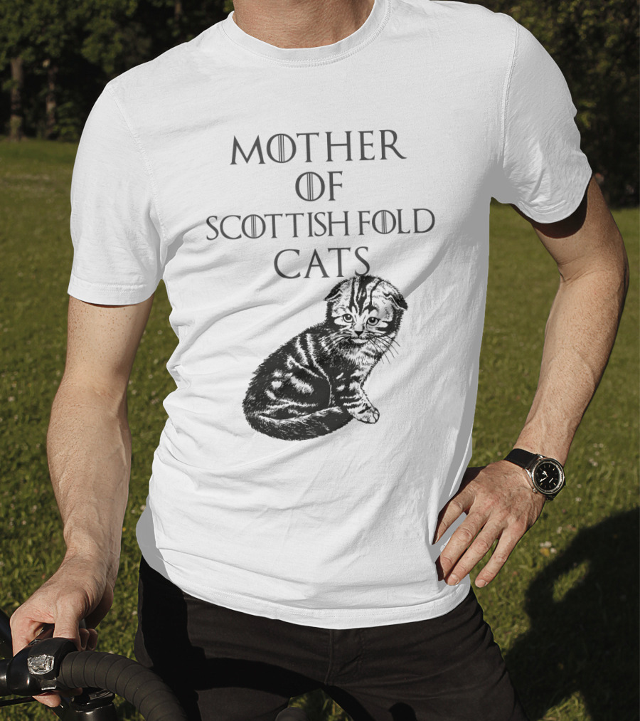 Mother Of Scottish Fold Cats T-Shirt