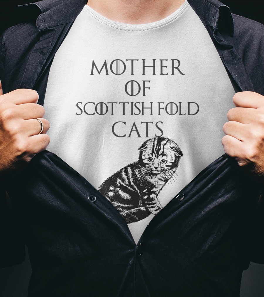 Mother Of Scottish Fold Cats T-Shirt