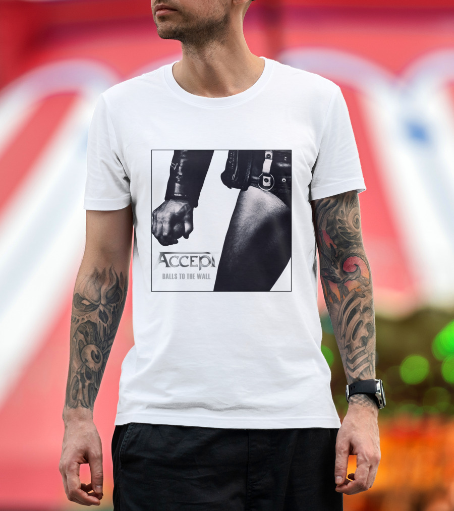 ACCEPT Balls to the Wall Classic Rock Album Cover Image T-Shirt