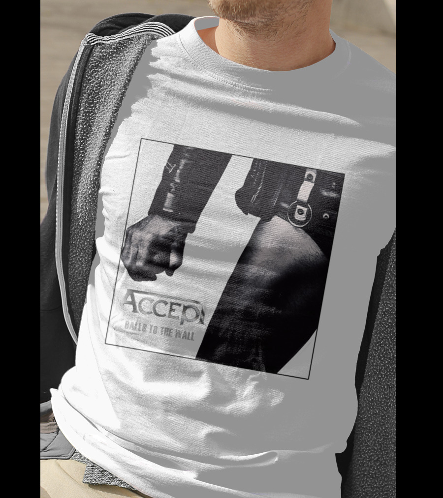 ACCEPT Balls To The Wall Classic Rock Album Cover Image T-Shirt