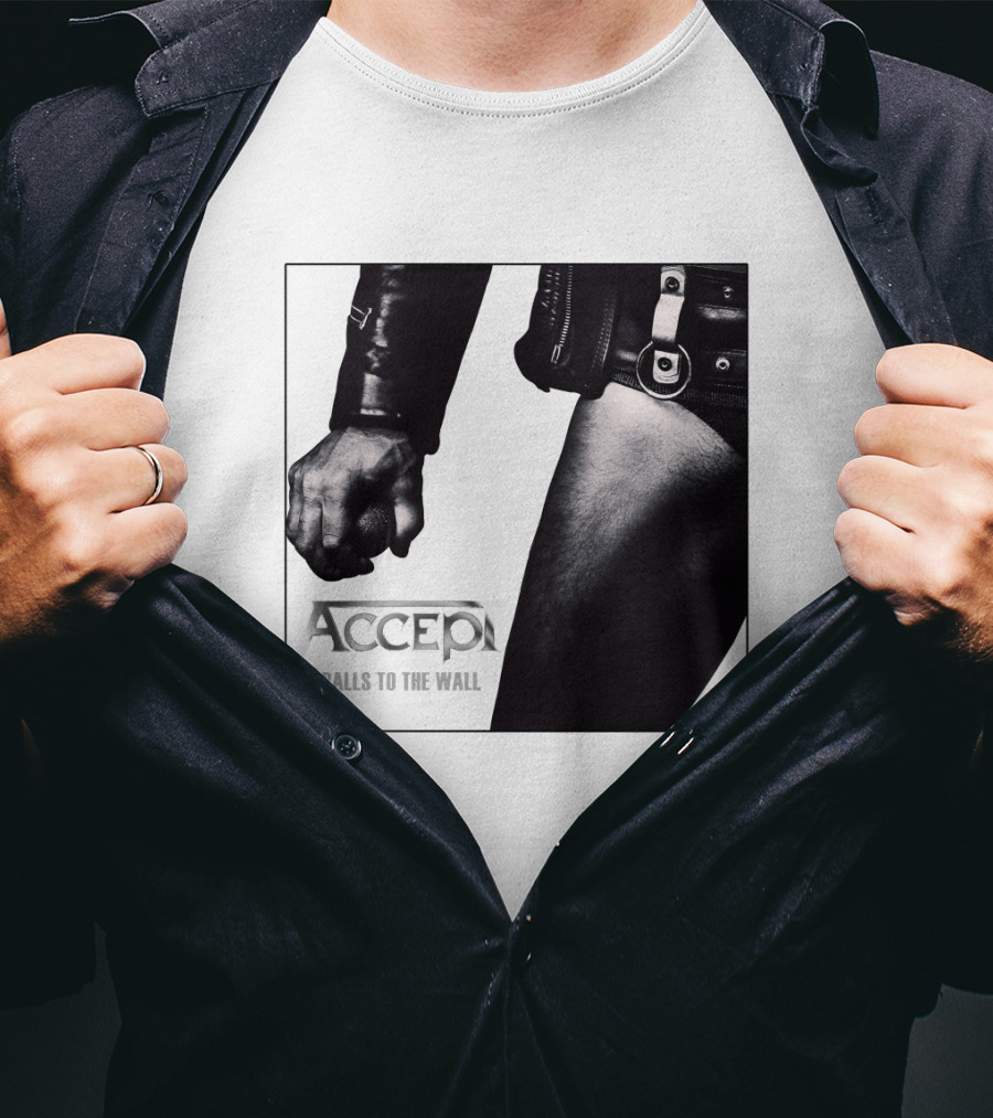 ACCEPT Balls To The Wall Classic Rock Album Cover Image T-Shirt