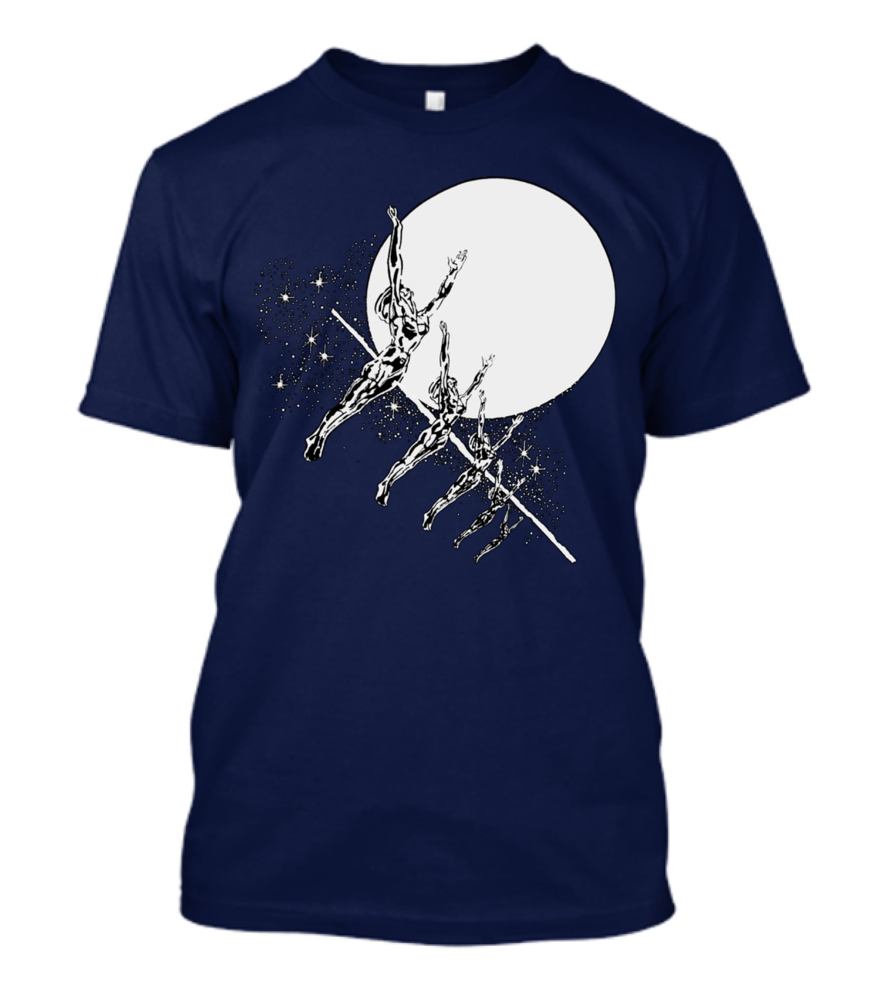 Hawkwind Band Space Themed Astronauts Moon Jumping T-Shirt