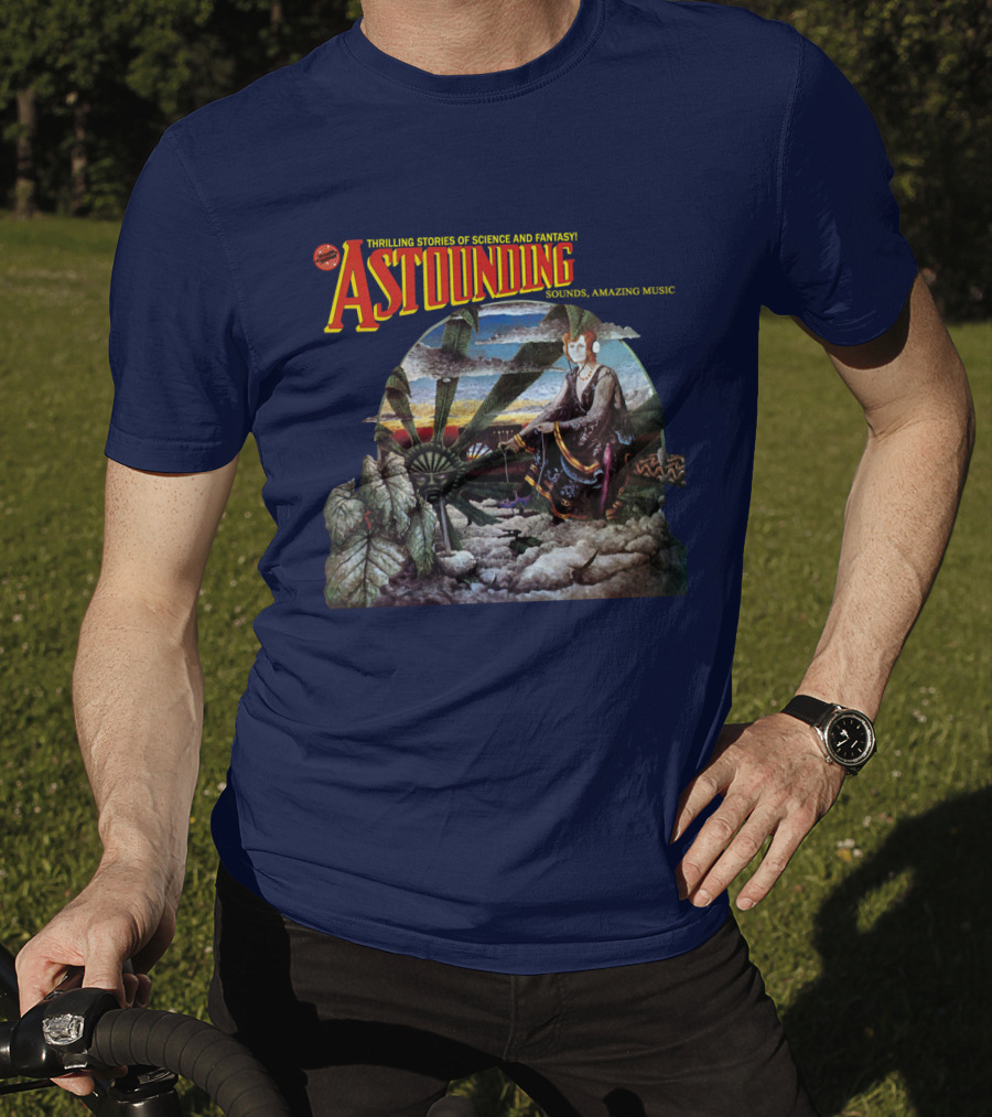 Thrilling Stories Of Science And Fantasy Astounding Sounds Amazing Music T-Shirt