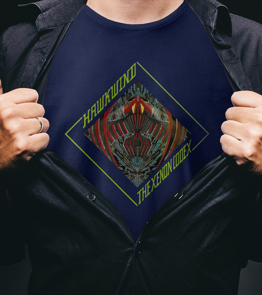 HAWKWIND The Xenon Codex Album Cover T-Shirt