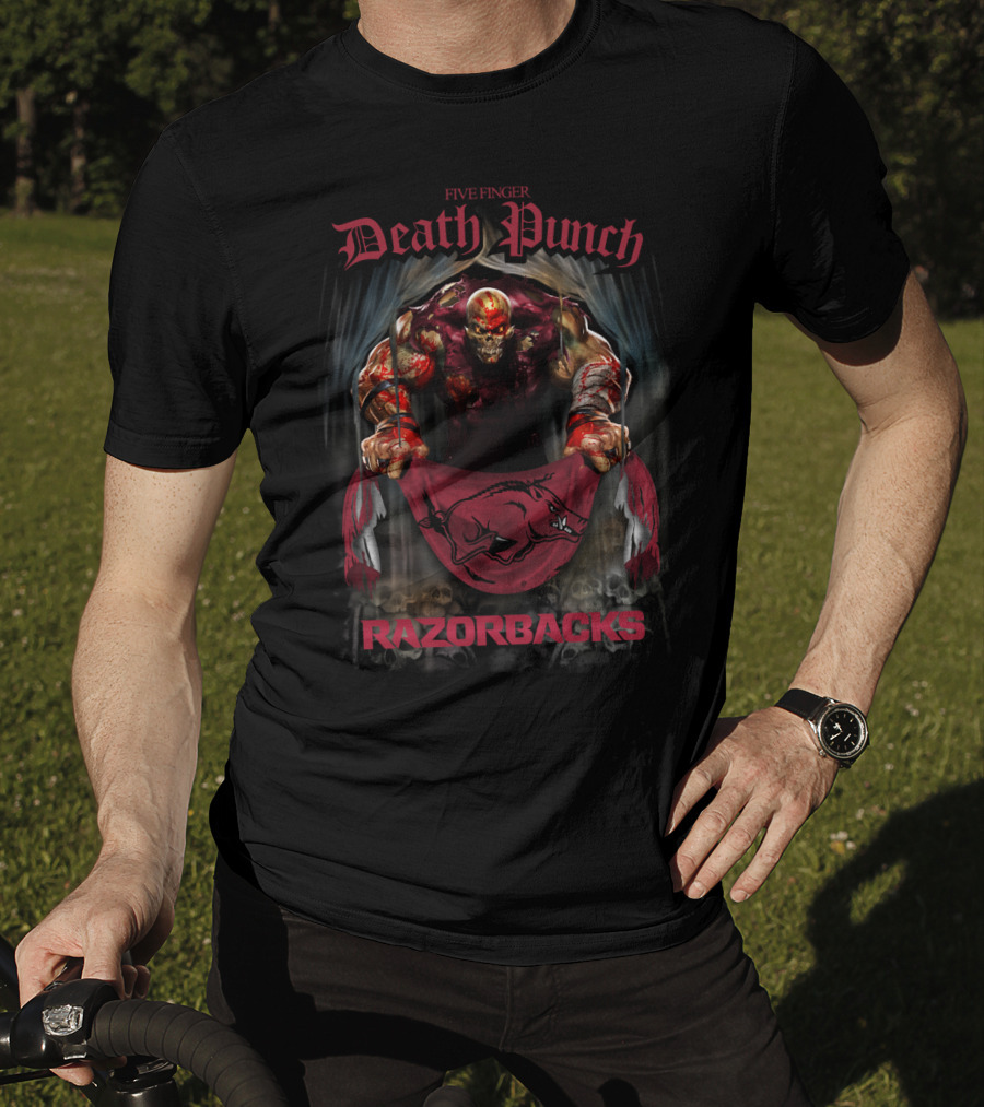 Five Finger Death Punch Razorbacks Arkansas T-Shirt