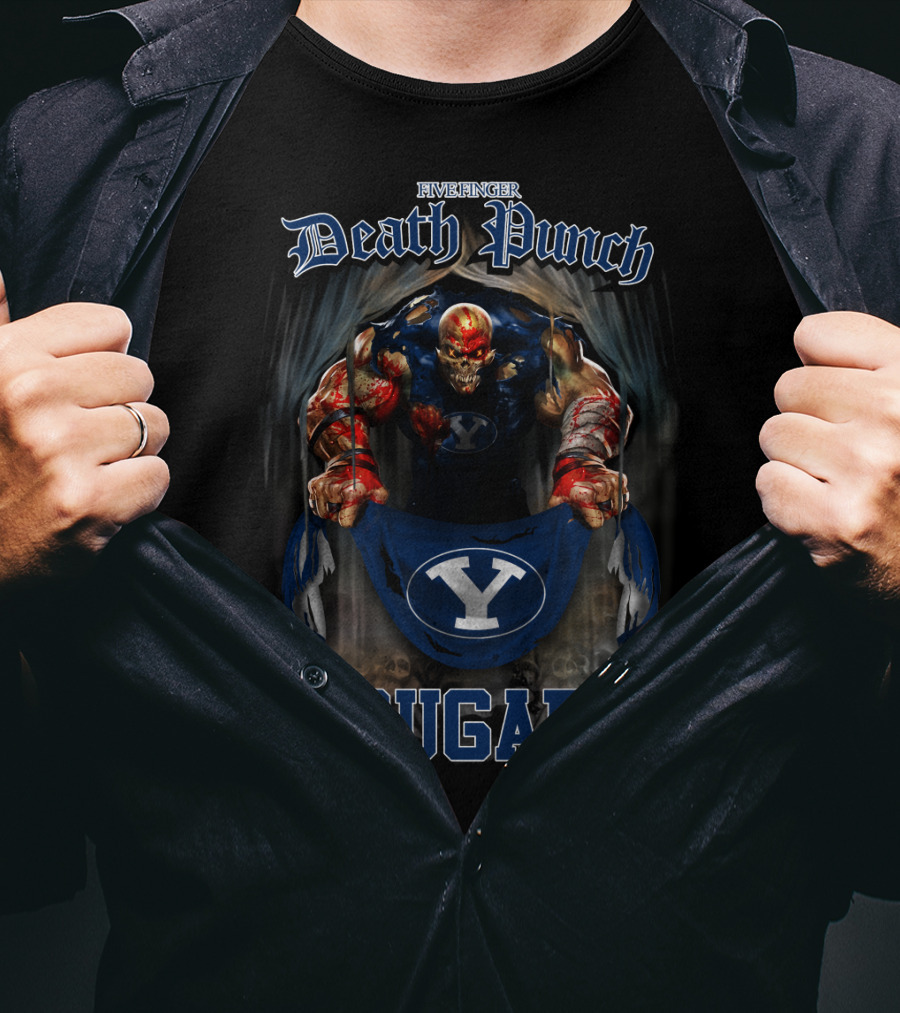 Five Finger Death Punch Byu Cougars T-Shirt