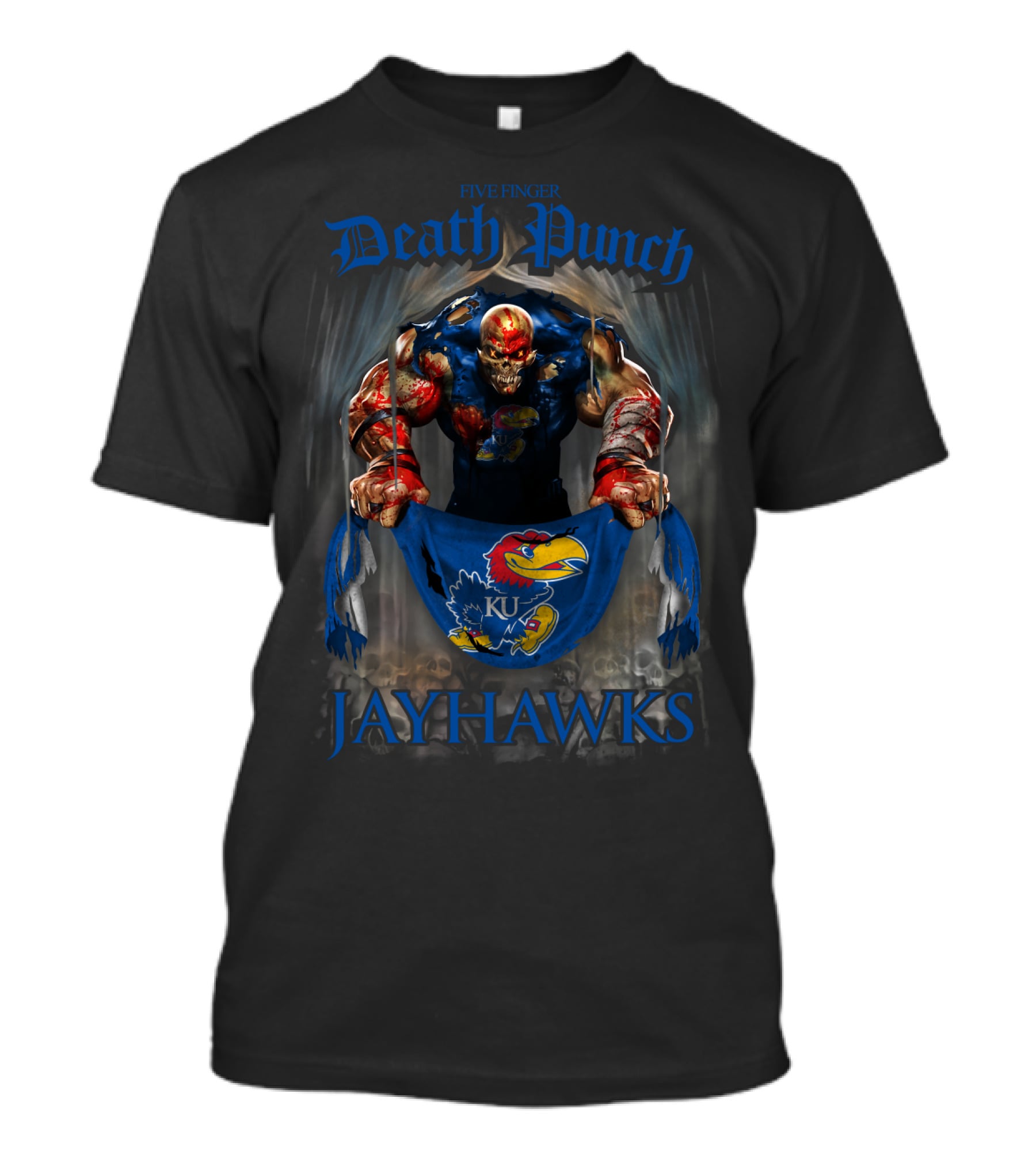 Five Finger Death Punch Kansas Jayhawks Ku T-Shirt