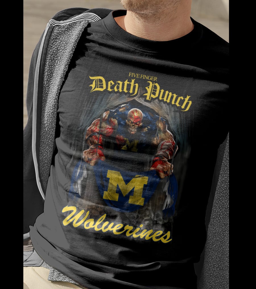 Five Finger Death Punch Michigan Wolverines T-Shirt