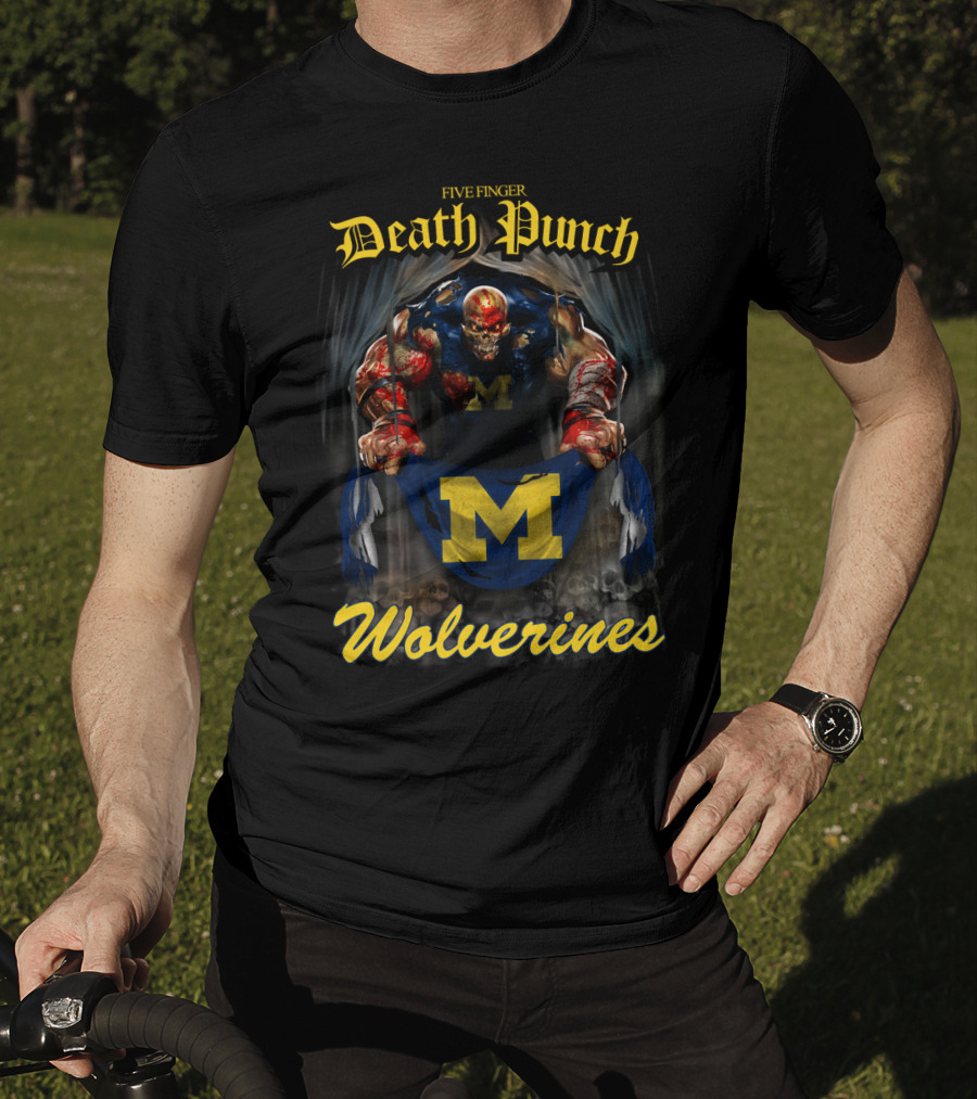 Five Finger Death Punch Michigan Wolverines T-Shirt