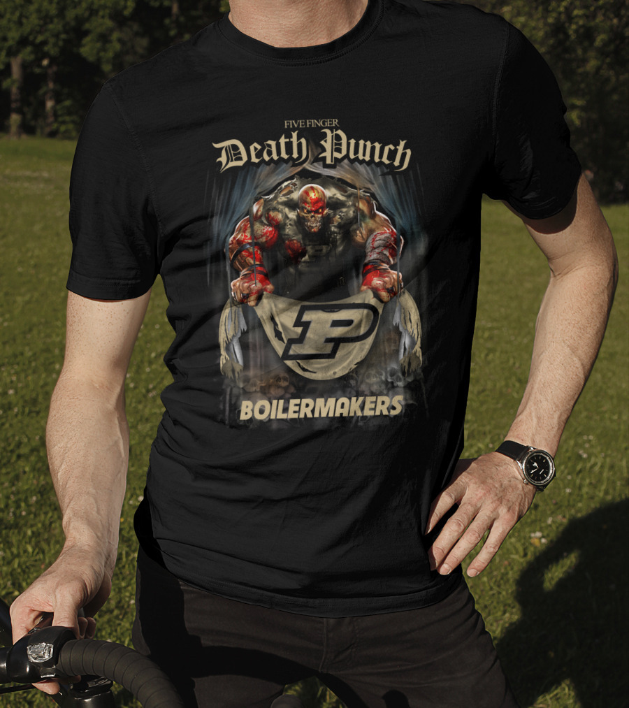 Five Finger Death Punch Purdue Boilermakers T-Shirt