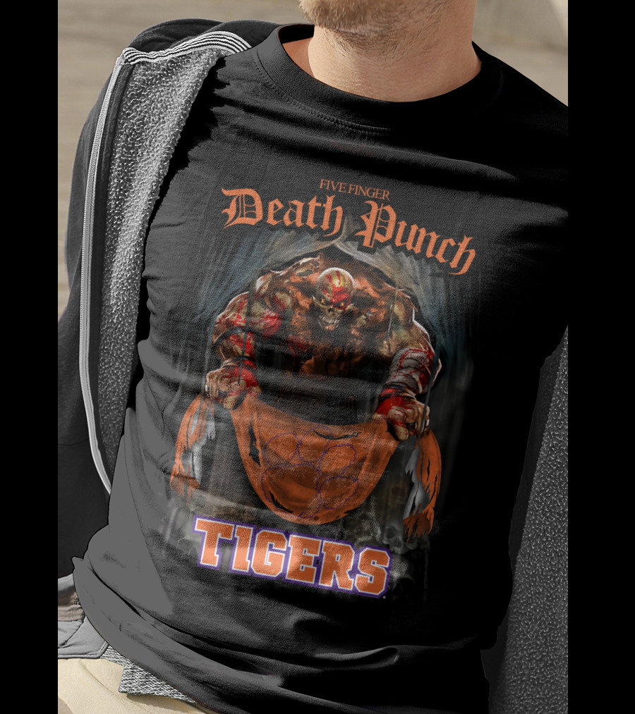 Five Finger Death Punch Clemson Tigers T-Shirt