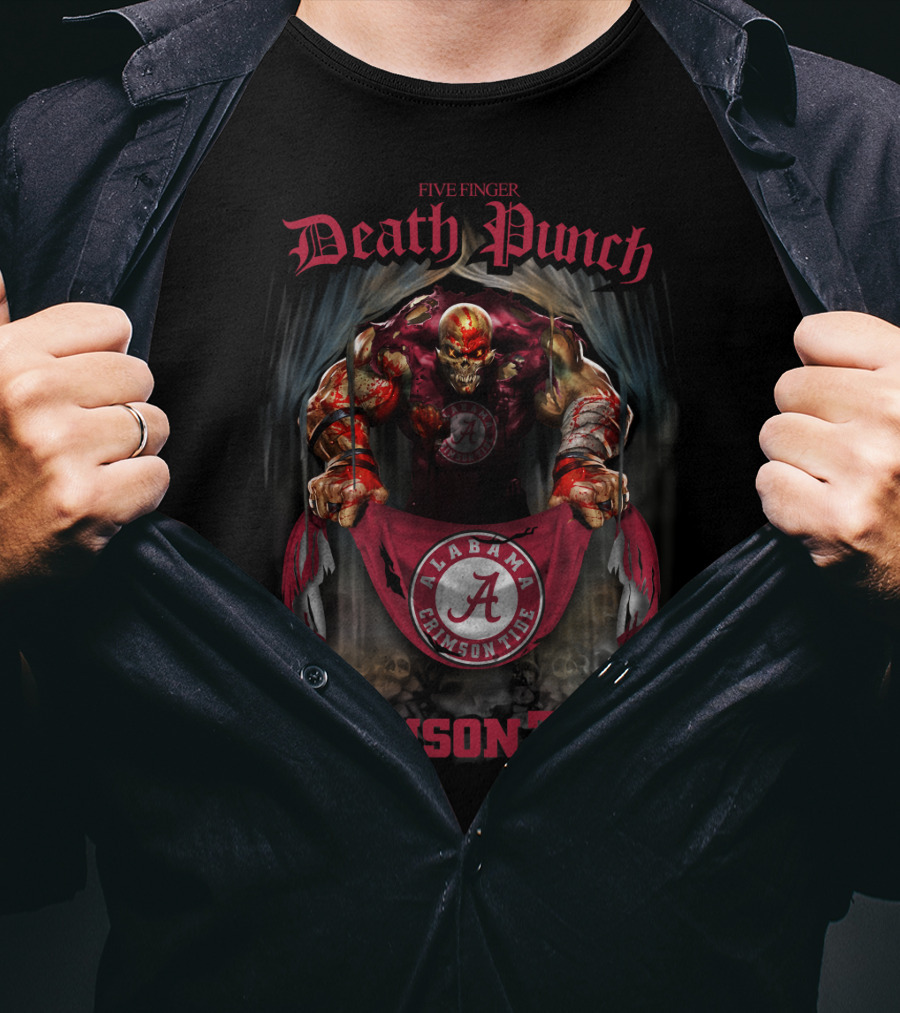 Five Finger Death Punch Alabama Crimson Tide T-Shirt