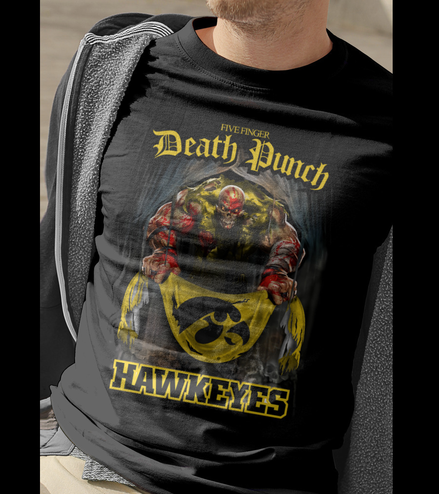 Five Finger Death Punch Iowa Hawkeyes T-Shirt