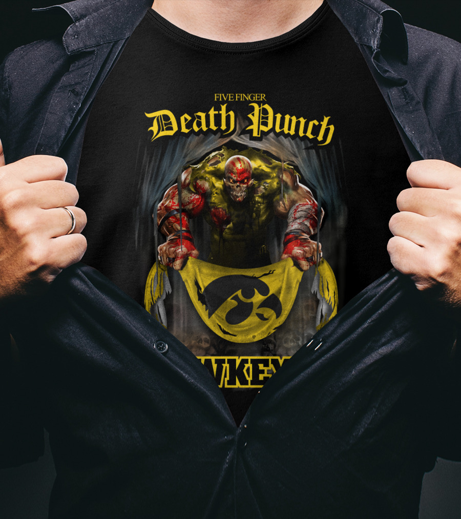 Five Finger Death Punch Iowa Hawkeyes T-Shirt