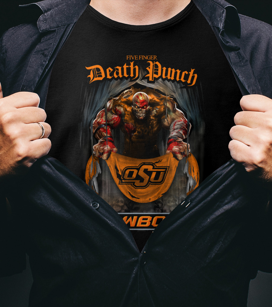 Five Finger Death Punch OSU Cowboys T-Shirt