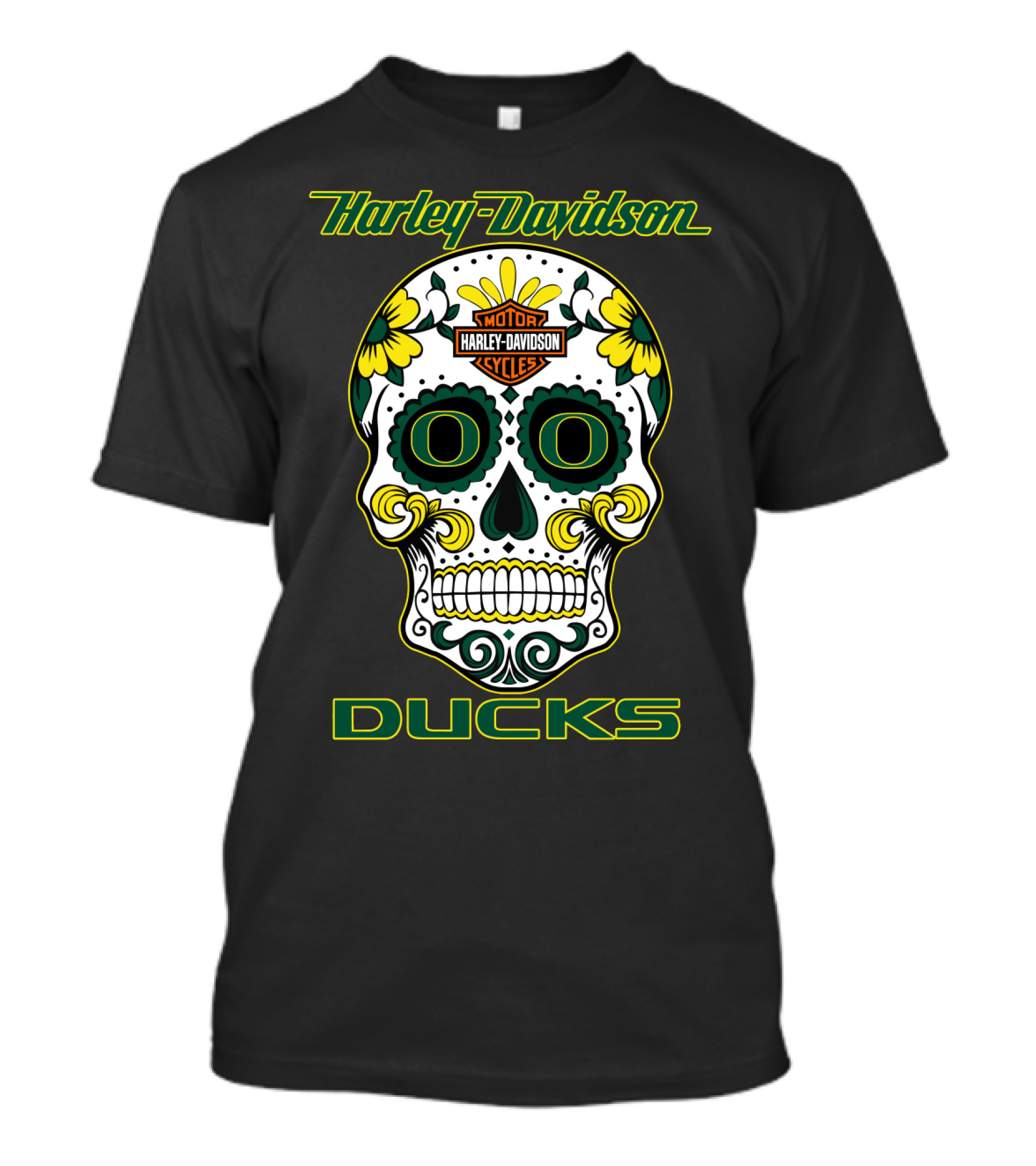 Harley Davidson Motor Cycles Ducks Oregon Hd0305 T-Shirt