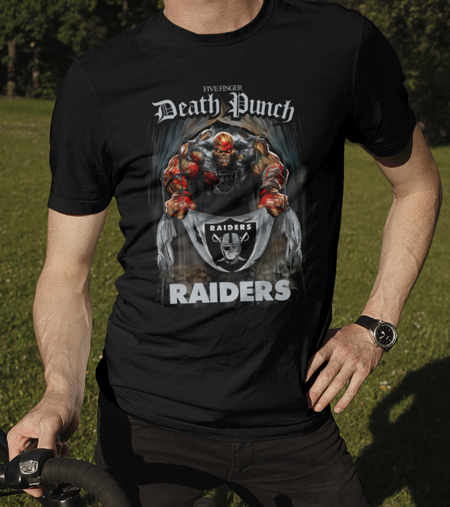 Five Finger Death Punch Oakland Raiders T-Shirt