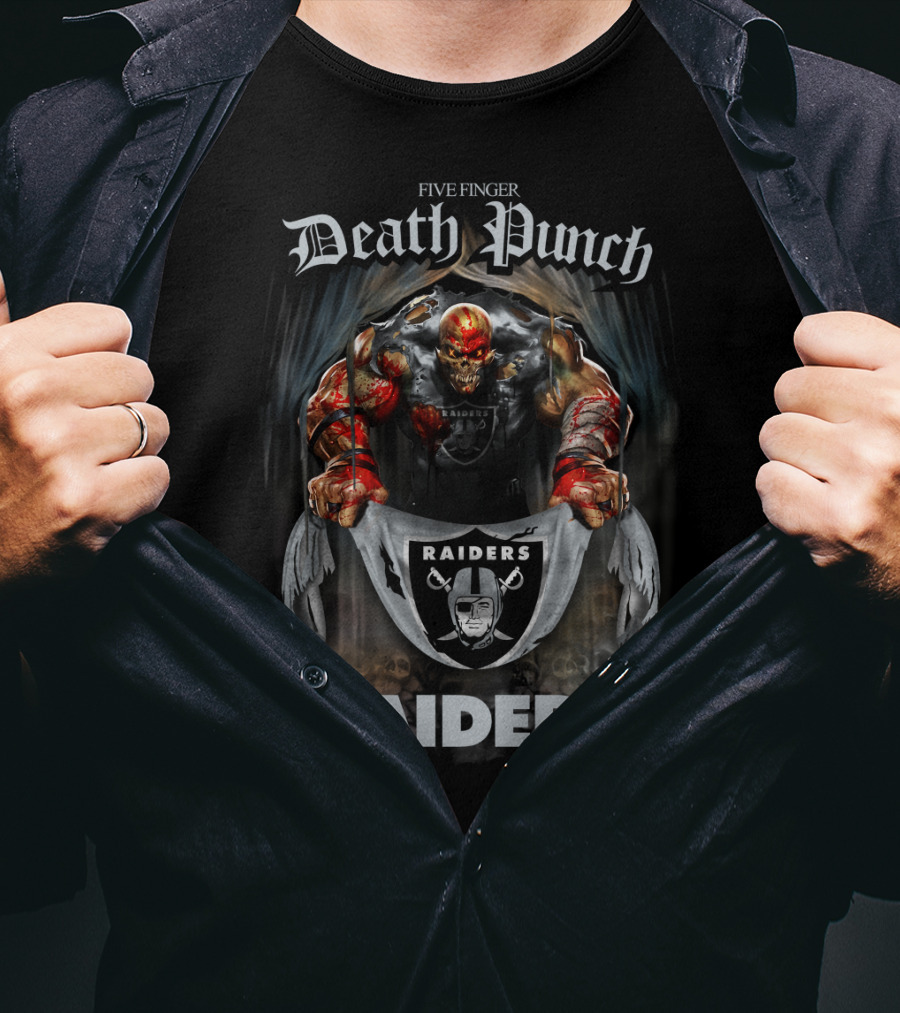 Five Finger Death Punch Oakland Raiders T-Shirt