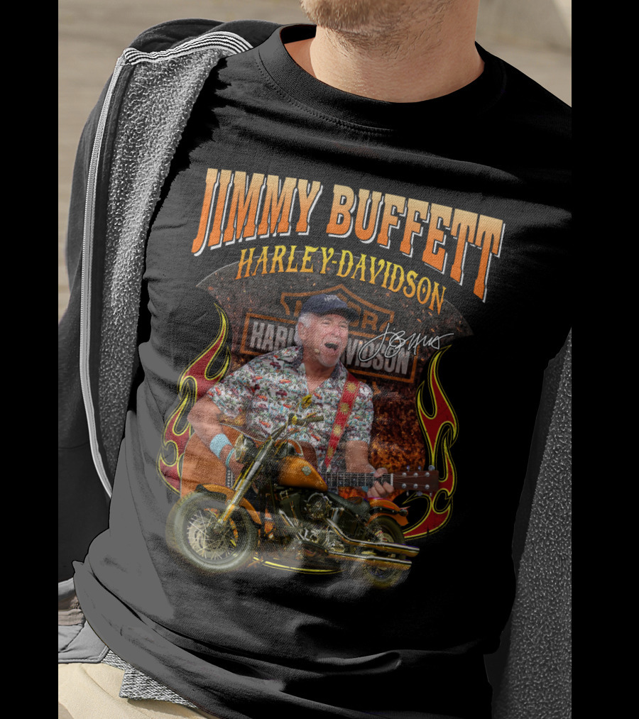 Jimmy Buffett Harley Davidson T-Shirt